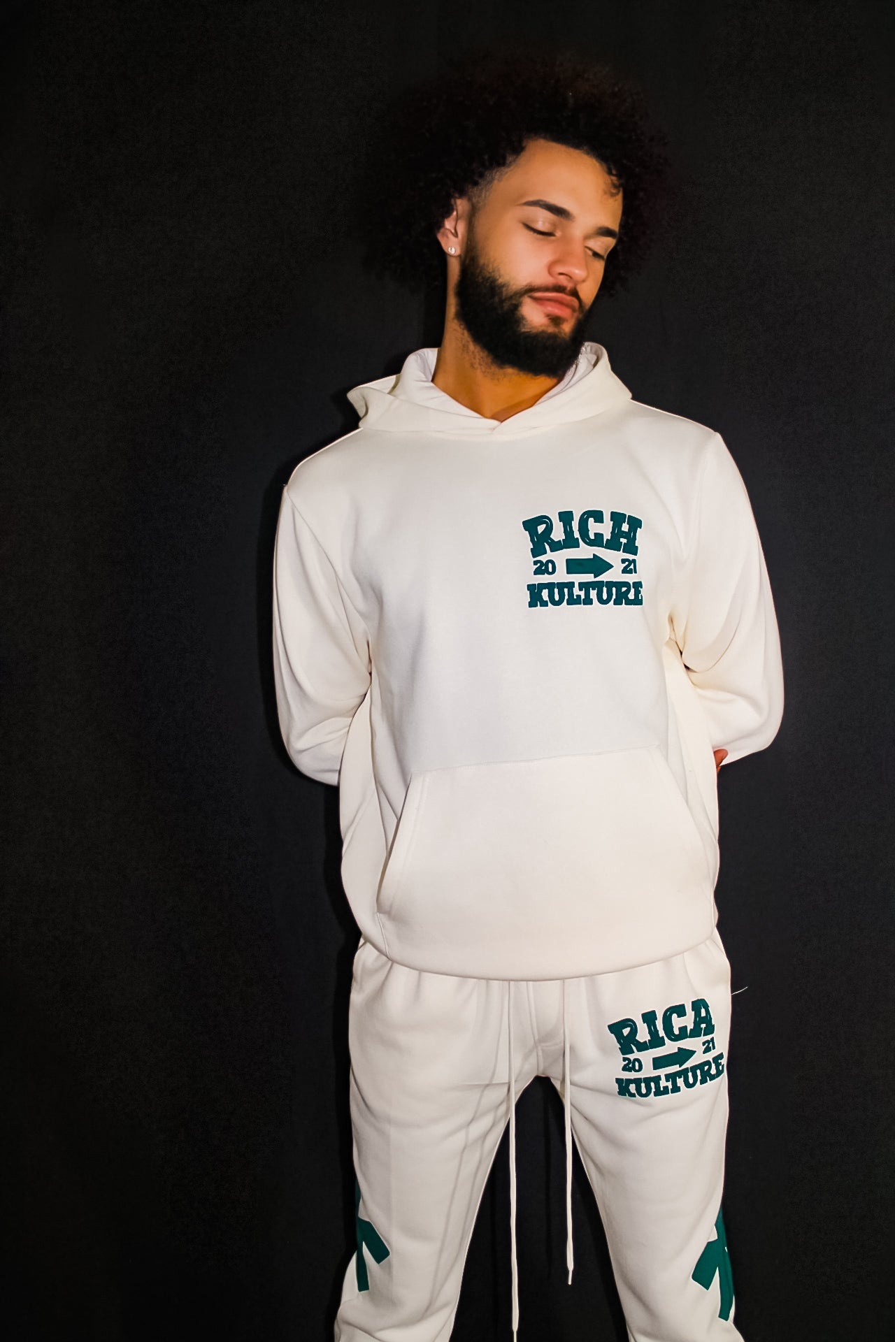 Mens Cross Hoodie Set